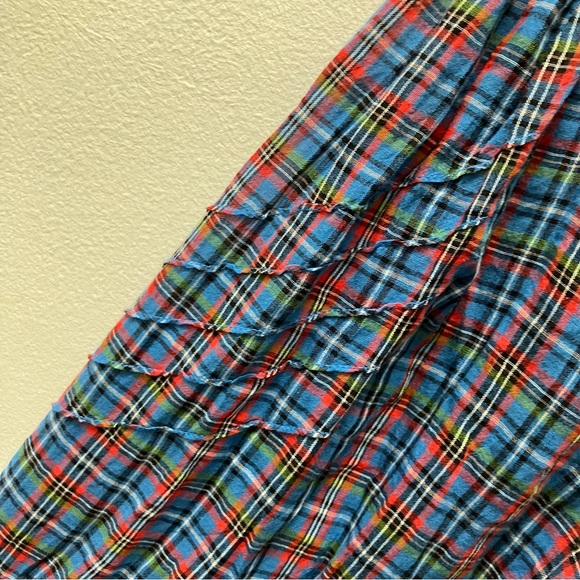 DÔEN Toulouse Top in French Plaid Blue - Size Small - Picture 6 of 11